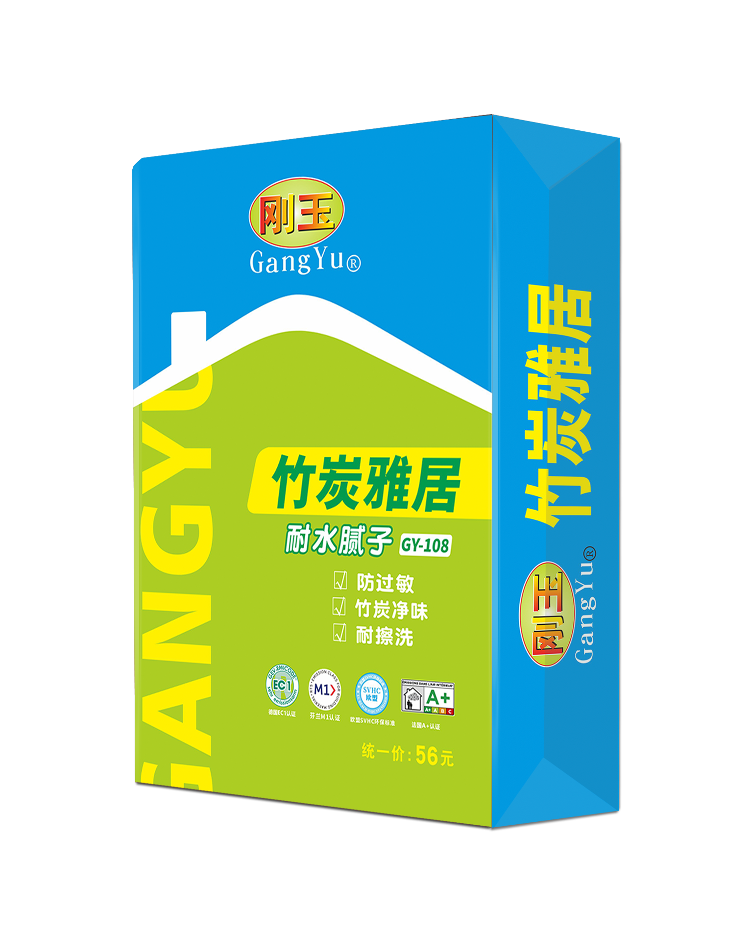 竹炭雅居內墻膩子粉GY-108